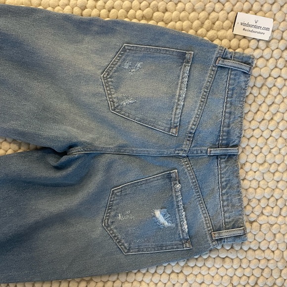 High Rise Destructed Boyfriend Jeans (Windsor) - Picture 3 of 5